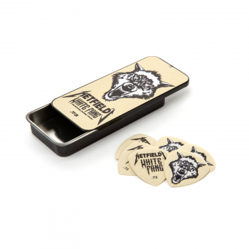 Медіатор Dunlop PH122T.73 White Fang Pick Tin .73 mm (6 шт.)