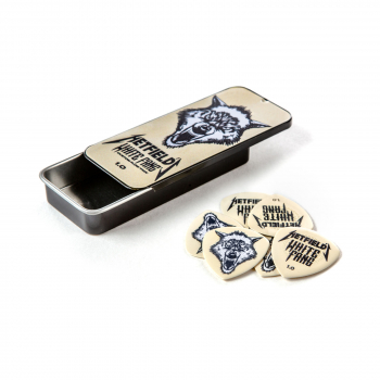 Медіатор Dunlop PH122T1.0 White Fang Pick Tin 1.0 mm (6 шт.)