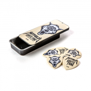 Медиатор Dunlop PH122T1.14 White Fang Pick Tin 1.14 mm (6 шт.)