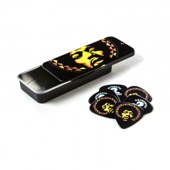 Набор медиаторов Dunlop JH-PT16H Jimi Hendrix Aura Mandala Pick Tin Heavy (6 шт.)