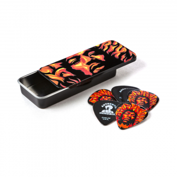 Набор медиаторов Dunlop JH-PT14H Jimi Hendrix Voodoo Fire Pick Tin Heavy (6 шт.)