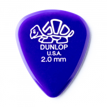 Медиатор Dunlop 41P2.0 Delrin 500 2.0 mm (12 шт.)