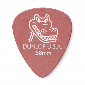 Медиатор Dunlop 417R.58 Gator Grip Standard .58 mm (72 шт.)