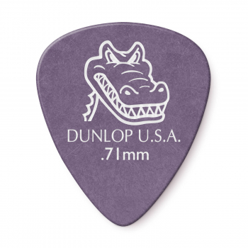 Медиатор Dunlop 417R.71.1 Gator Grip Standard .71 mm (1 шт.)