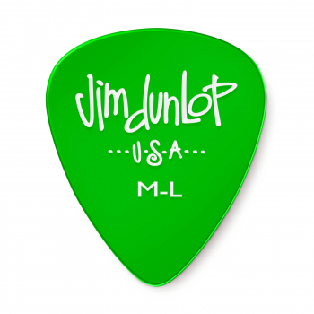 Медіатор Dunlop 486PML Gels Green Medium Light (12 шт.)