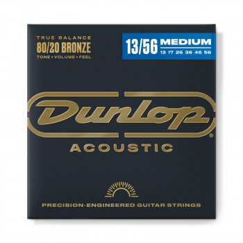 Струны для акустической гитары Dunlop DAB1356 80/20 Bronze