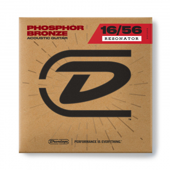 Струни для резонаторної гітари Dunlop DOP1656 Phosphor Bronze