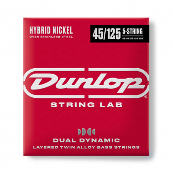 Струны для бас-гитары Dunlop DBHYN45125 LG Scale Hybrid Nickel Wound