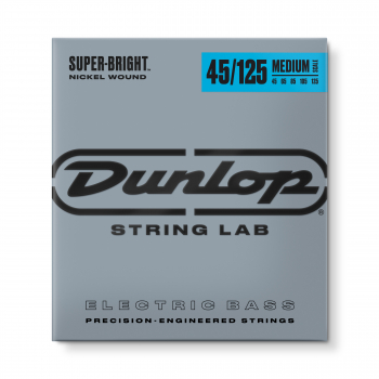 Струны для бас гитары 5ст. Dunlop Super Bright Nickel Wound DBSBN45125M (45-125)