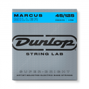 Струны для 5-струнной бас-гитары Dunlop DBMMS45125 Marcus Miller Super Bright Stainless Steel