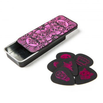 Набір медіаторів Dunlop ILDCT02 I Love Dust Magenta Pick Tin .88 mm (6 шт.)