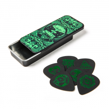 Набір медіаторів Dunlop ILDCT01 I Love Dust Green Pick Tin .88 mm (6 шт.)