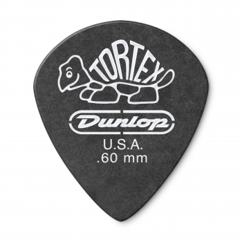 Медиатор Dunlop 482P.60 Tortex Pitch Black Jazz III.60 mm (12 шт.)