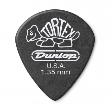 Медиатор Dunlop 482P1.35 Tortex Pitch Black Jazz III 1.35mm (12 шт.)