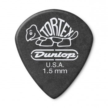 Медіатор Dunlop 482P1.5 Tortex Pitch Black Jazz III 1.5 mm (12 шт.)