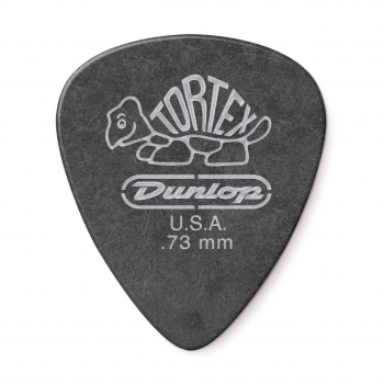 Медиатор Dunlop 488P.73 Tortex Pitch Black Standard .73 mm (12 шт.)