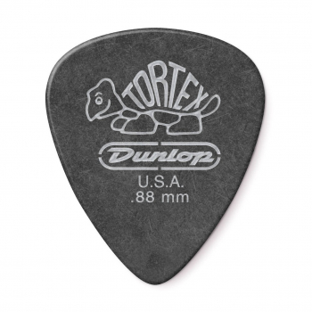 Медиатор Dunlop 488P.88 Tortex Pitch Black Standard .88 mm (12 шт.)