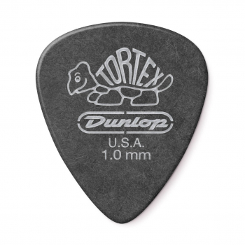 Медіатор Dunlop 488P1.0 Tortex Pitch Black Standard 1.0 mm (12 шт.)