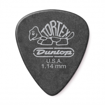 Медіатор Dunlop 488P1.14 Tortex Pitch Black Standard 1.14 mm (12 шт.)