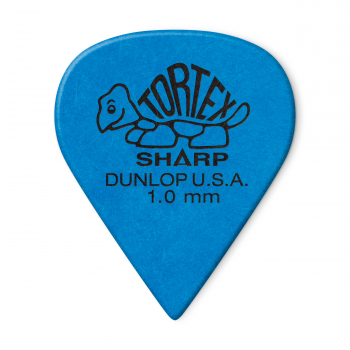 Медиатор Dunlop 412P1.0 Tortex Sharp 1.0 mm (12 шт.)