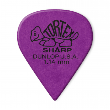 Медиатор Dunlop 412P1.14 Tortex Sharp 1.14 mm (12 шт.)