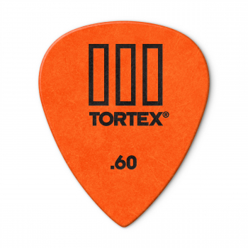 Медиатор Dunlop 462P.60 Tortex III.60 mm (12 шт.)