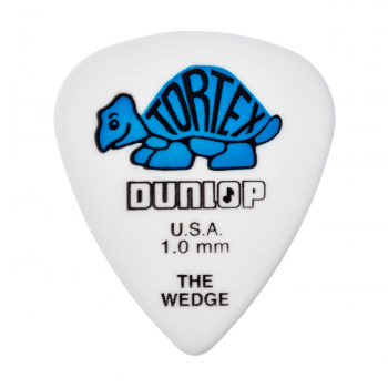 Медиатор Dunlop 424P1.0 Tortex Wedge 1.0 mm (12 шт.)