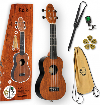 Укулеле Ortega Keiki Pack K2-MAH Sopano Mahogany (комплект)