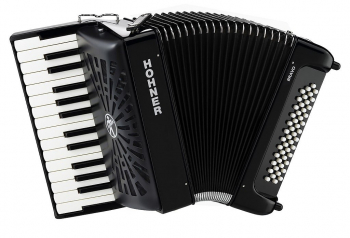 Аккордеон Hohner Bravo I 49 F A1046 Black (с чехлом)