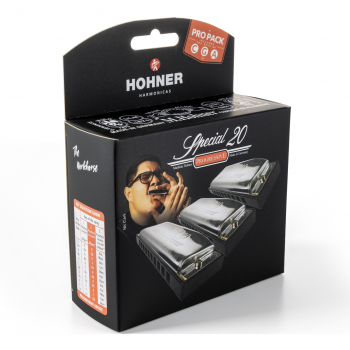 Набор губных гармошек Hohner Progressive Special 20 ProPack M5601PP C,G,A-major (3 шт.)