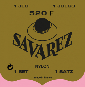 Струни для класичної гітари Savarez Traditional 520F (silver wound G3) Normal Tension
