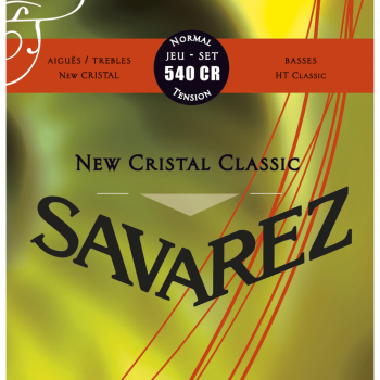 Струни для класичної гітари Savarez New Cristal Classic 540CR Normal Tension
