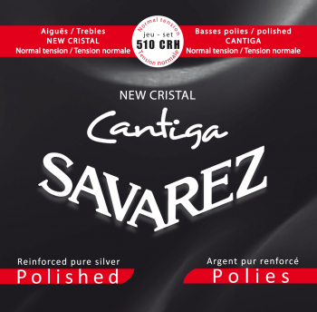 Струни для класичної гітари Savarez New Cristal Cantiga Polished 510CRH Normal Tension