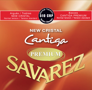 Струны для классической гитары Savarez New Cristal Cantiga Premium 510CRP Normal Tension