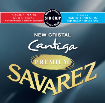 Струны для классической гитары Savarez New Cristal Cantiga Premium 510CRJP Mixed Tension