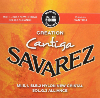 Струны для классической гитары Savarez Creation Cantiga 510MR Normal Tension