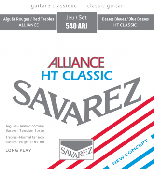 Струны для классической гитары Savarez Alliance HT Classic 540ARJ Mixed Tension