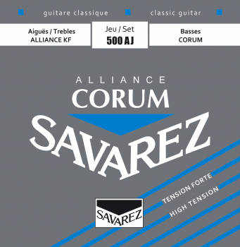Струны для классической гитары Savarez Alliance Corum 500AJ High Tension