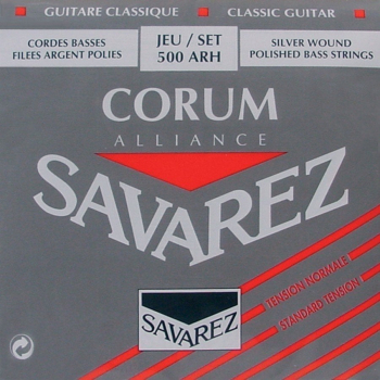 Струны для классической гитары Savarez Alliance Corum Polished 500ARH Normal Tension