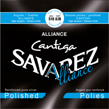 Струны для классической гитары Savarez Alliance Cantiga Polished 510AJH High Tension