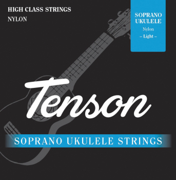 Струни для укулеле сопрано Tenson Black Nylon Light