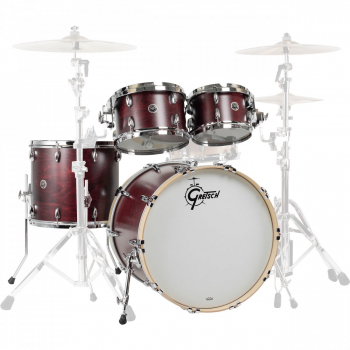 Ударна установка Gretsch USA Brooklyn (20" BD, 4pc) Satin Cherry Red