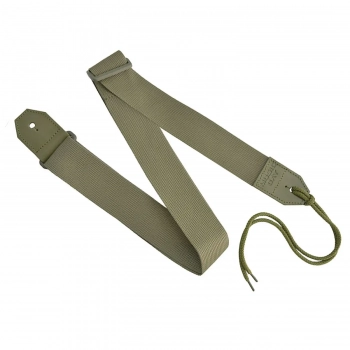 Гитарный ремень Ranger Green (Khaki) с термотиснением Music day - GR-1kh
