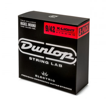 Струни для електрогітари Dunlop 3PDEN0942 Nickel Wound (3 комплекти)