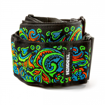 Ремень гитарный Dunlop JH27 2" Jimi Hendrix Blacklight Love Drops Blue