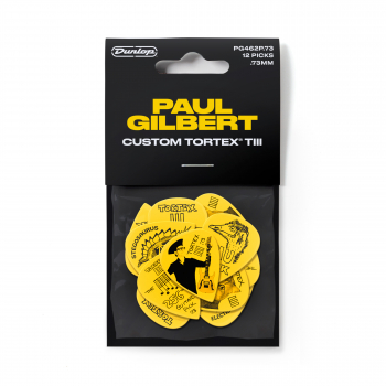 Медиаторы Dunlop PG462-073 Paul Gilbert Custom Tortex® TIII PICK .73MM