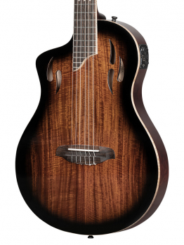 Класична гітара лівостороння Ortega TourPlayer RTPDLX-ACA-L DeLuxe Nylon Acacia Burst (з чохлом)