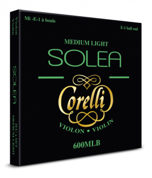 Комплект струн для скрипки Savarez Corelli Solea Medium Light (E-ball end)