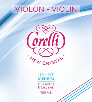 Комплект струн для скрипки Savarez Corelli New Crystal Medium (E-ball end)