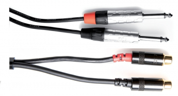 Подовжувальний кабель GEWA Pro Line 2x RCA/2x Mono Jack 6,35 мм (3 м)